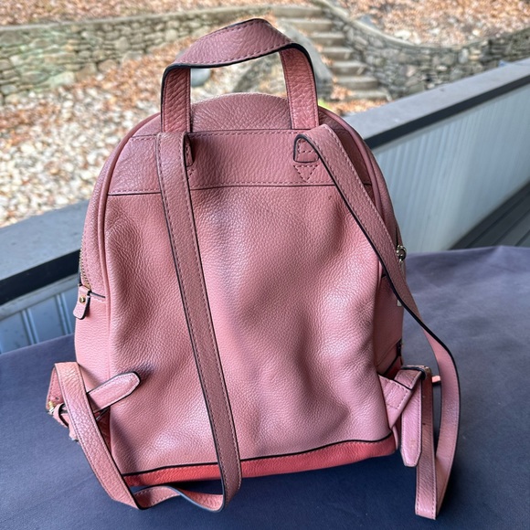 Michael Kors Leather Zip Backpack - Picture 6 of 8